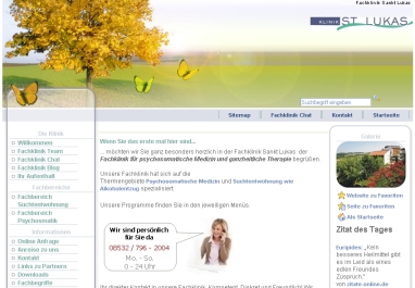Fachklinik für Alkoholentzug und Psychosomatik